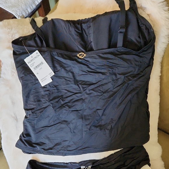 NWT Jantzen's Black Two Piece Swimsuit-Size 14 - Picture 5 of 5